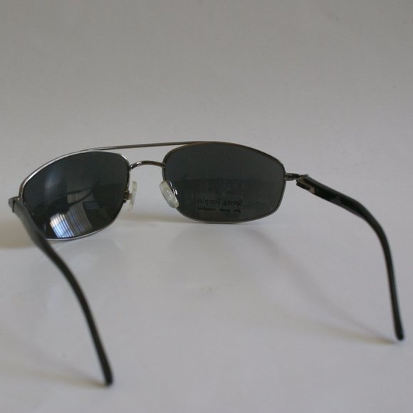 NWT TrueVintage Classic double bridge navigator style w/silver mirror sunglasses - Picture 6 of 9